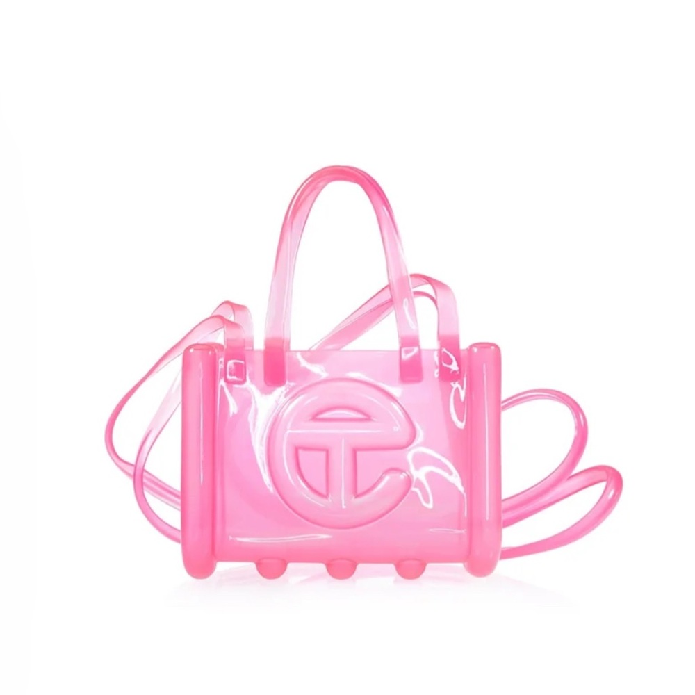 Melissa x Telfar Small Jelly Shopper - Clear Pink